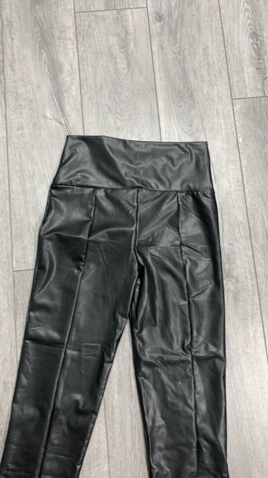 Authentic NWT BB Dakota Faux Wide Waistband Leather Pants with Slits in Front Size L. In e phofNcsWM Zero Profit 