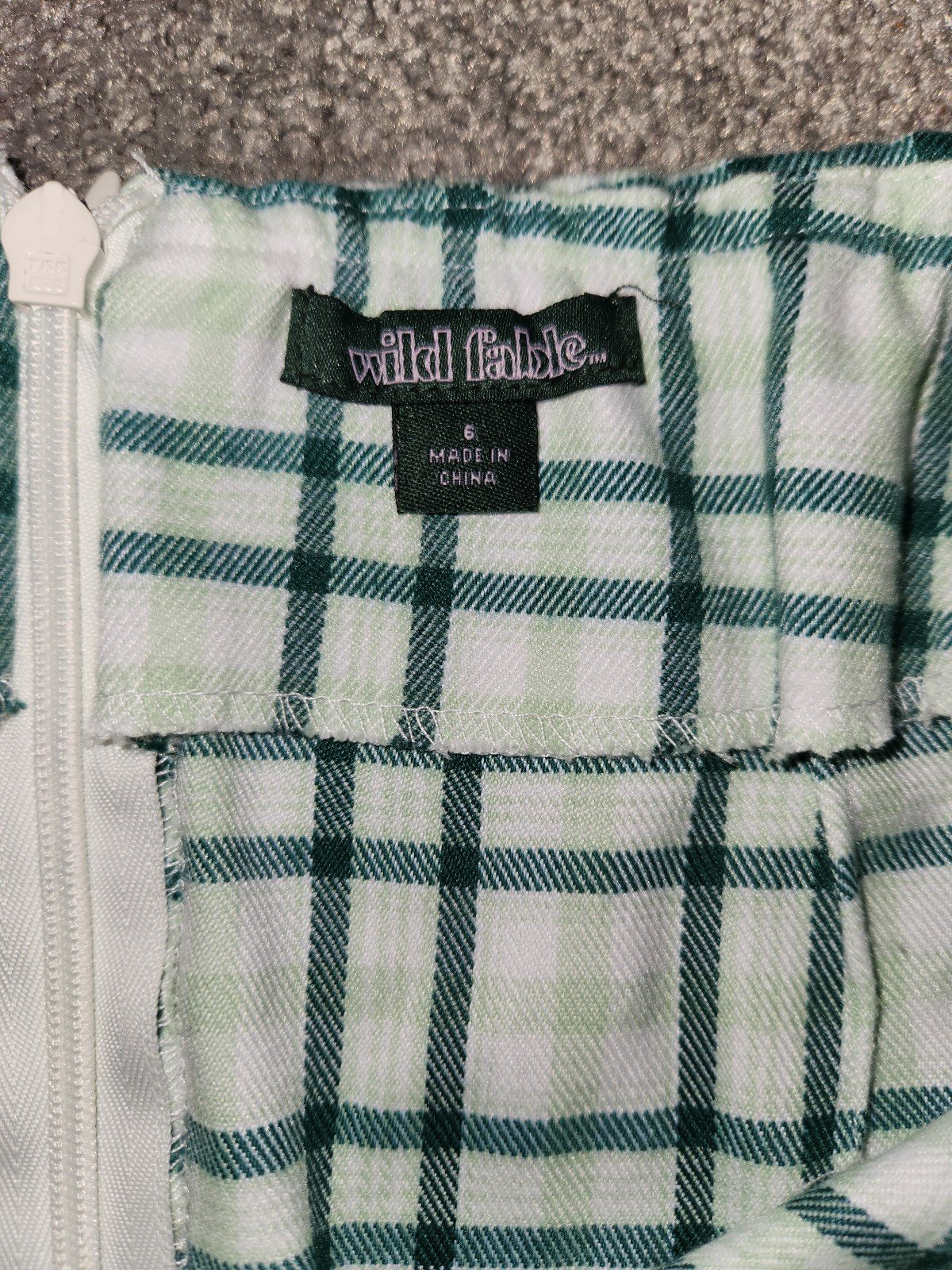 Exclusive Wild Fable Plaid Skirt Size 6 IB2VKYQHp Novel 
