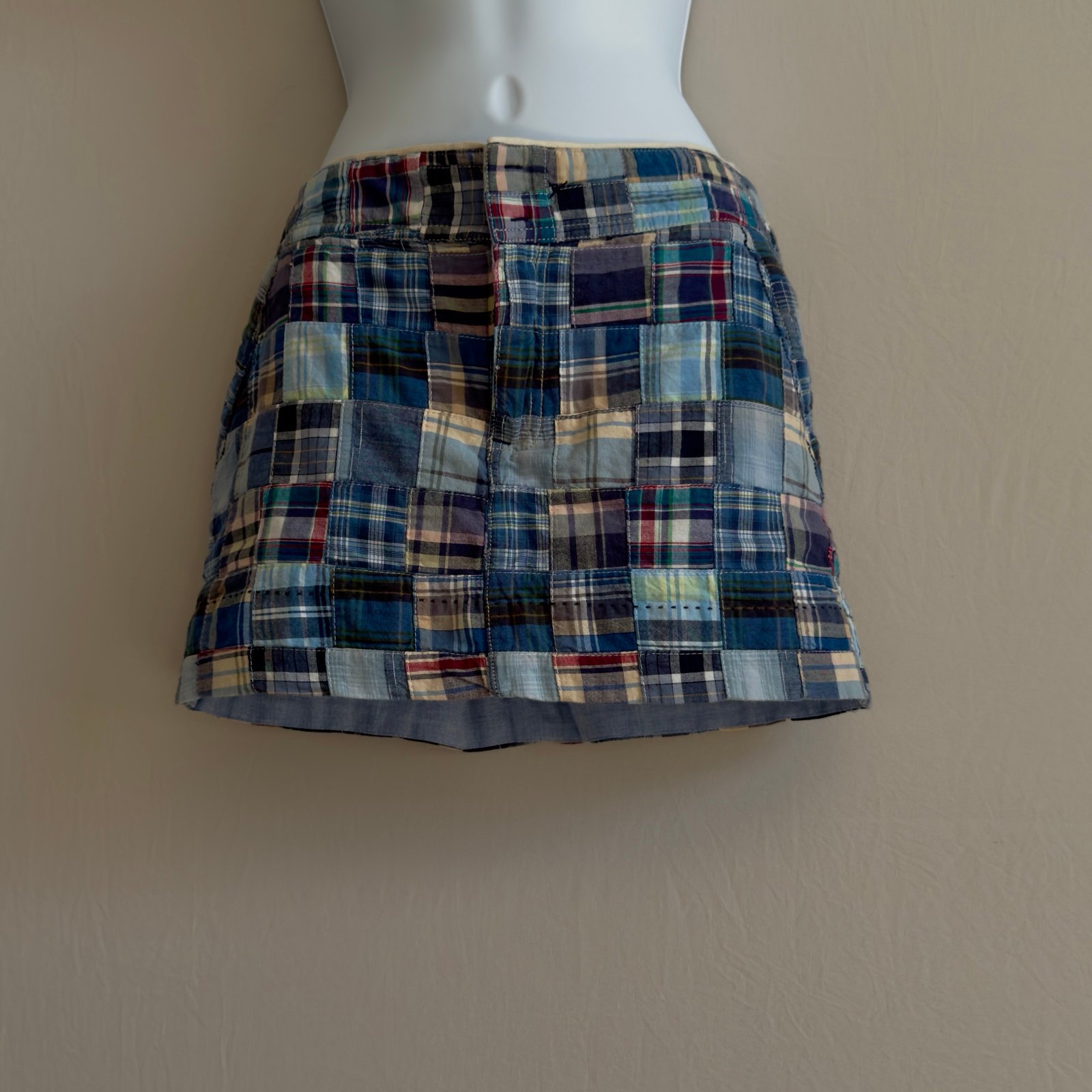 Simple AMERICAN EAGLE Vintage Y2K  Madres Patchwork Plaid Mini Skirt  Size 6 M Gw4SFAb7g US Outlet