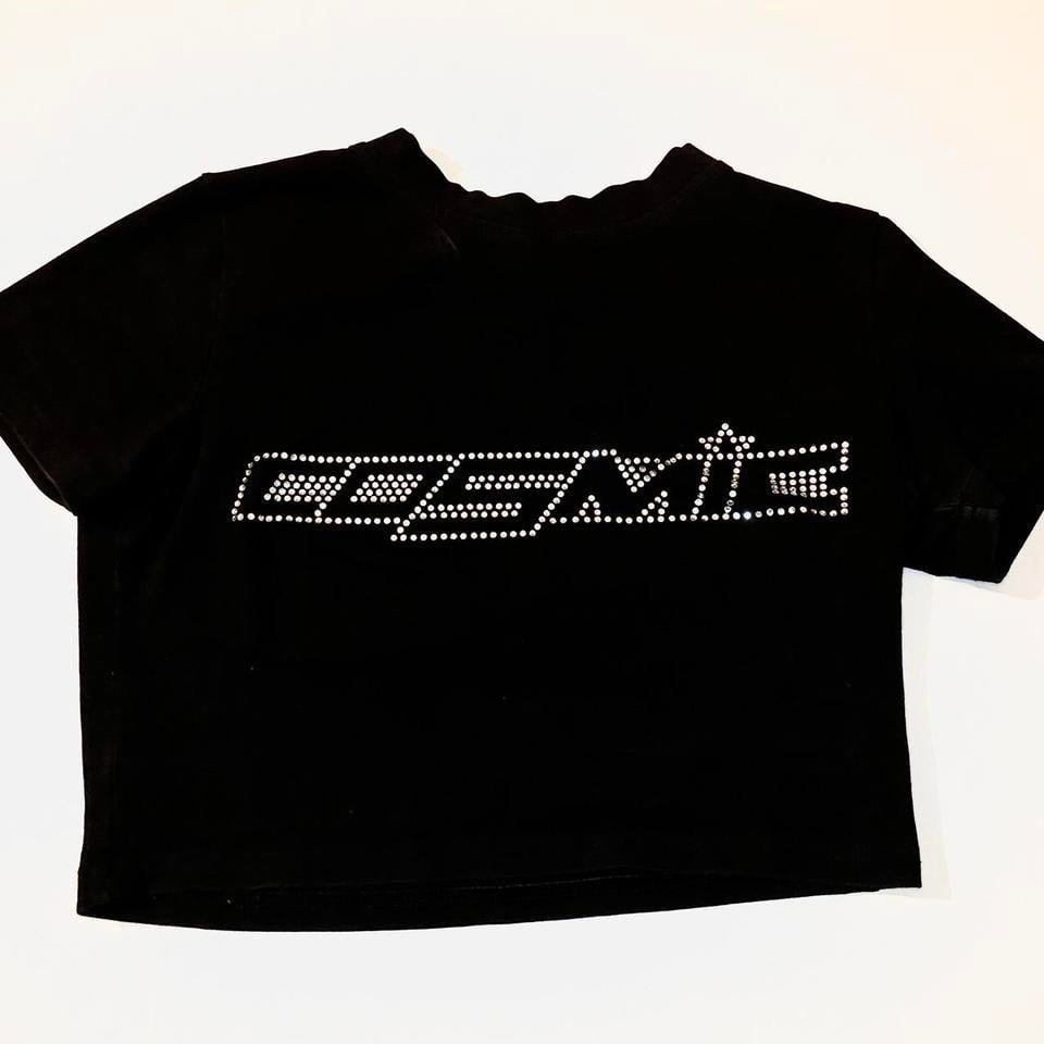 large selection Y2k black bedazzled /rhinestone cosmic baby tee! HW2GGVv5i Buying Cheap