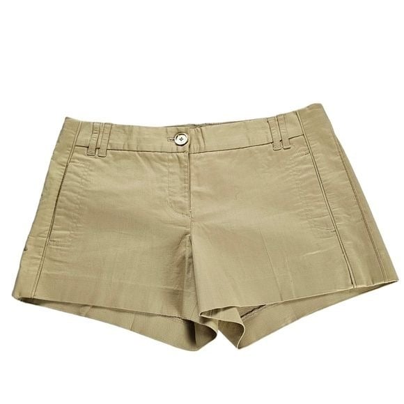 good price NWT Tory Burch Ollie Shorts Khaki Stretch Women´s Size 8 jgzlE47ki best sale