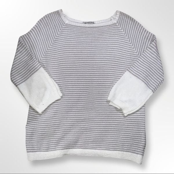 Wholesale price Femme Fetale Gray & White Striped Made 