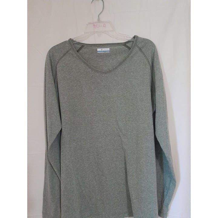 high discount Columbia Women Size XL Gray Long Sleeve T-Shirt Polyester Cotton NNo0ELr8G Cool