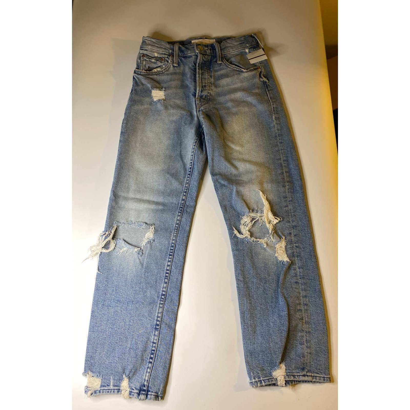 Stylish MOTHER SUPERIOR The Tomcat High-Rise Distressed Jeans Womens Size 25 PmXO7uXcl on sale
