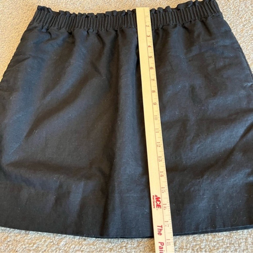 where to buy  J.Crew Factory Black Linen Cotton Sidewalk Mini Skirt-12 jgXvS4QkU Store Online