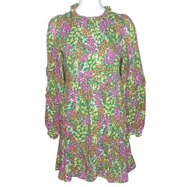 Wholesale price Banjanan Lila Mini Dress Pink Green Yel