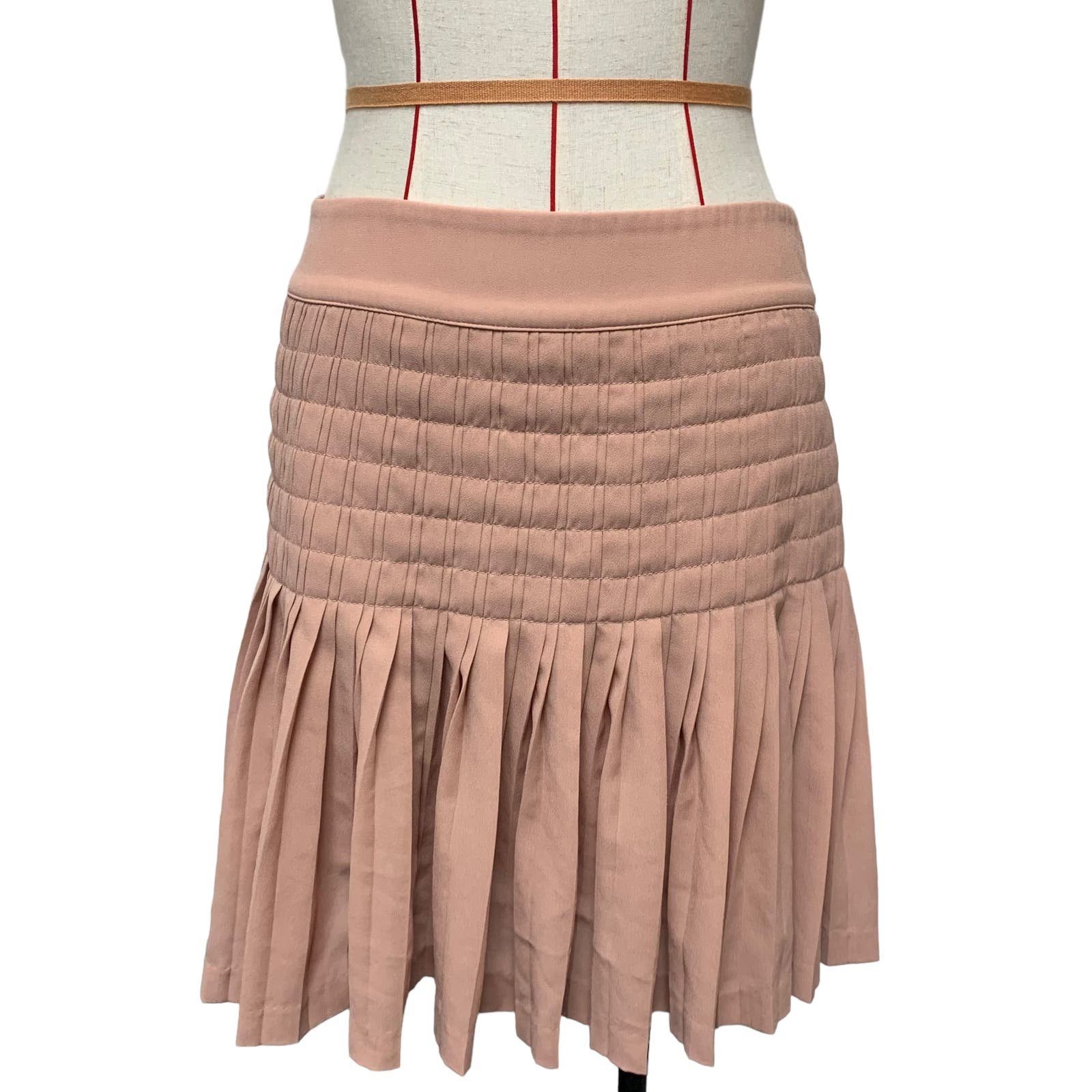 Elegant J. Crew Womens Size 6 Dusty Pink Pleated Skirt JXGmTBerA for sale