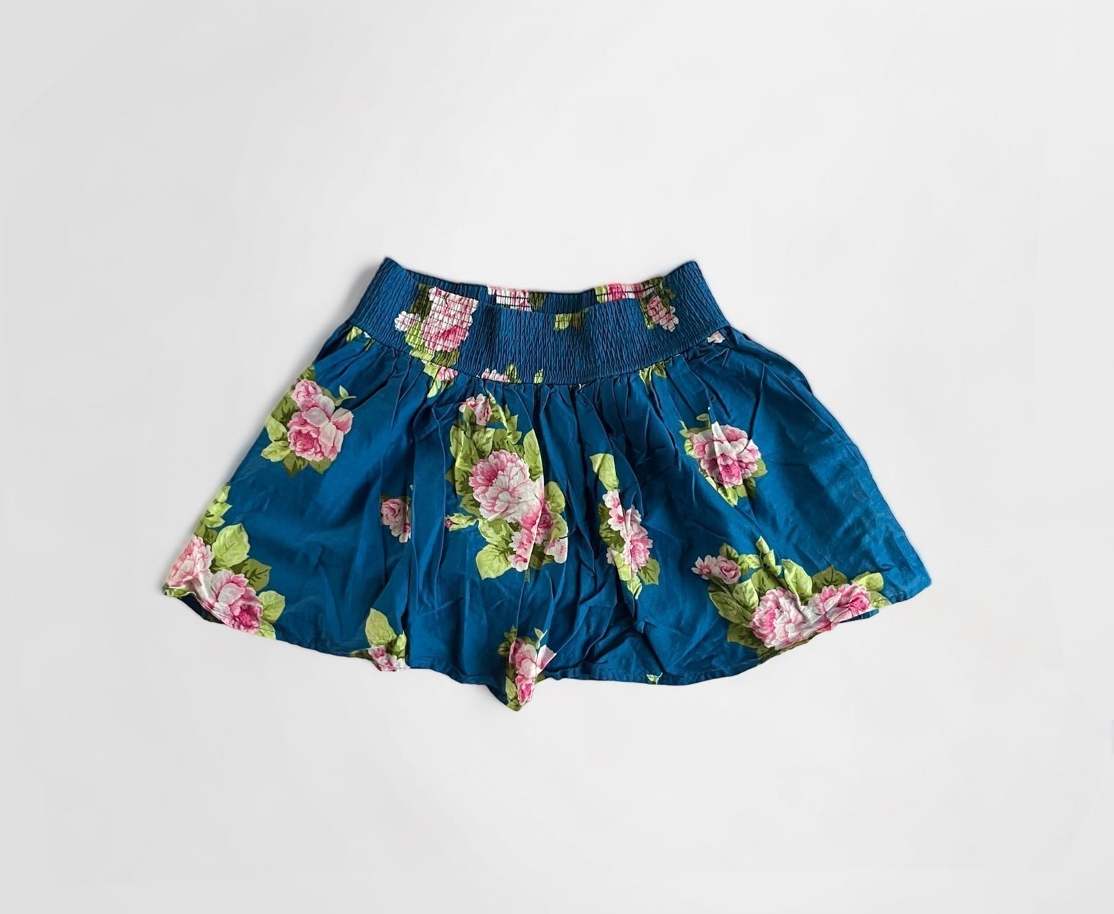 good price Hollister Co. Floral Skirt (Blue/Pink/Green)