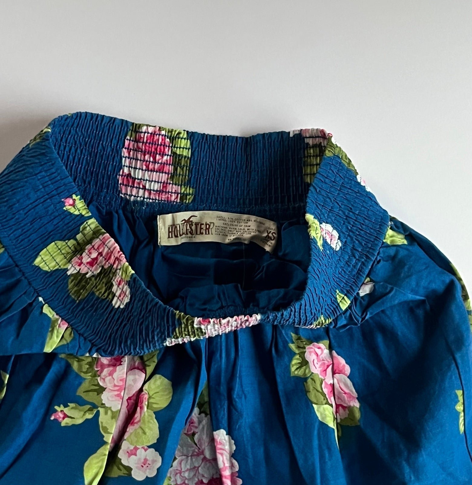 good price Hollister Co. Floral Skirt (Blue/Pink/Green), Extra Small KgnrYH6ay Counter Genuine 