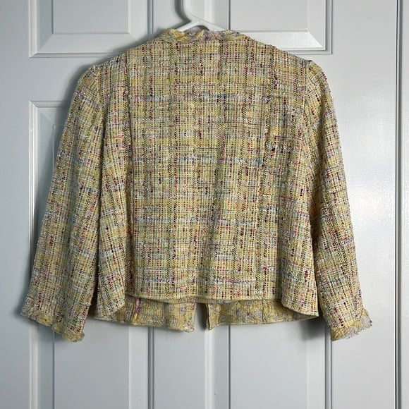 high discount Zara Yellow Grandmacore Cottagecore Prairie Short Floral Blazer Jacket ldkFxPOsB well sale