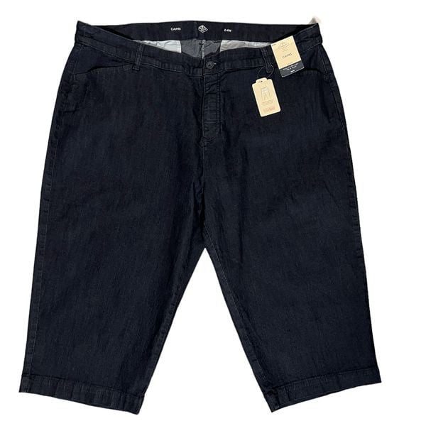 Perfect St John´s Bay Women´s Plus Size 24W Mid Rise Denim Jeans Capri Pants Blue NWT gYhVOoouM just for you