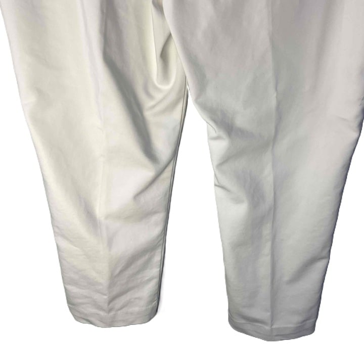 Discounted CJ Banks Womens Size 16W White Crop Pants Button Closure Soft Stretch  Zip kpql64Tlu for sale
