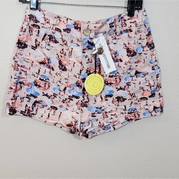 Personality Urban Outfitters Beach scene high rise shorts size 28 new!! nhJgB3lfl Online Exclusive