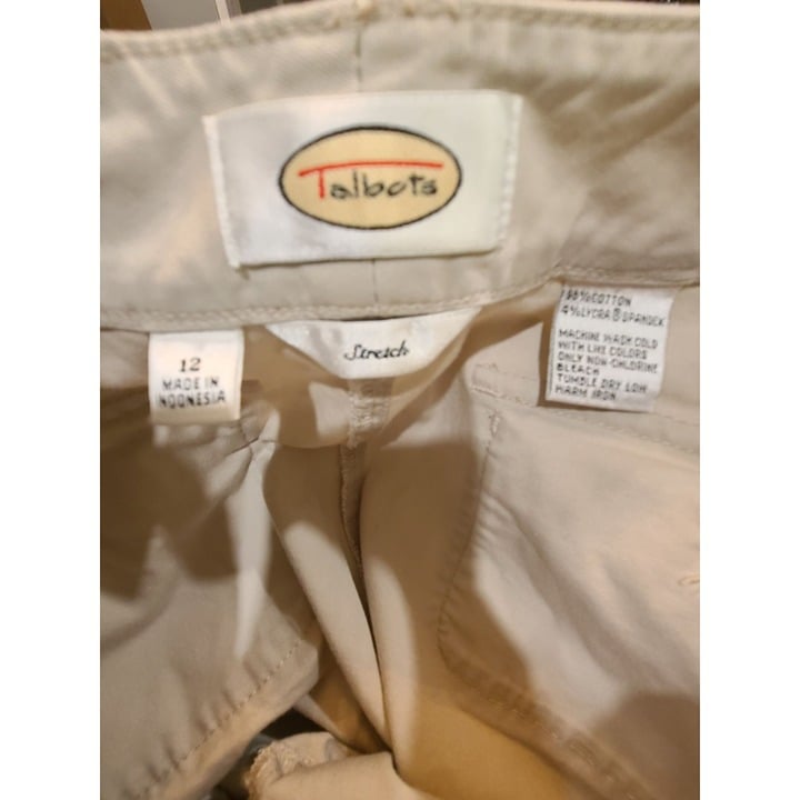 high discount Talbots Pants Women´s Size 12 Khakis Cropped Capri iBk2u9Y7g Cool