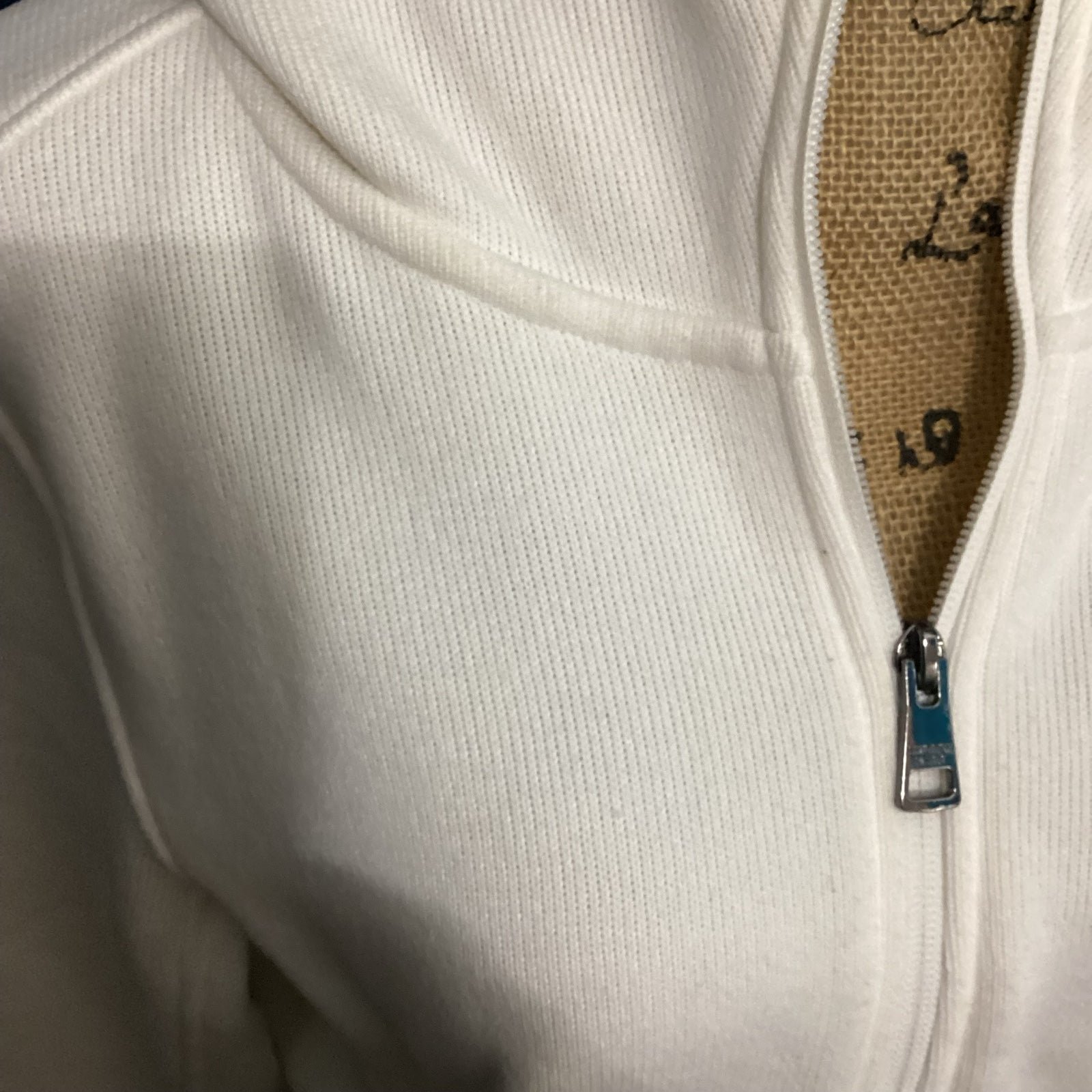 Popular Women’s Andrew Marc Sweater Jacket Zip Front Hoodie SZ XL White.   OW oDMTDfSK9 well sale