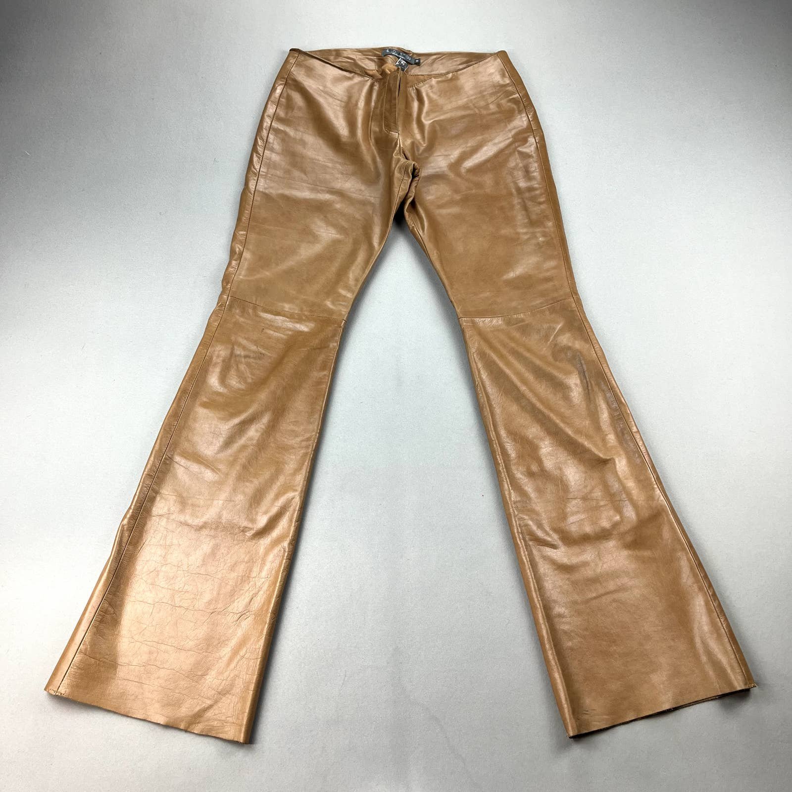 reasonable price Vintage Leather Flare Pants Womens 8 T