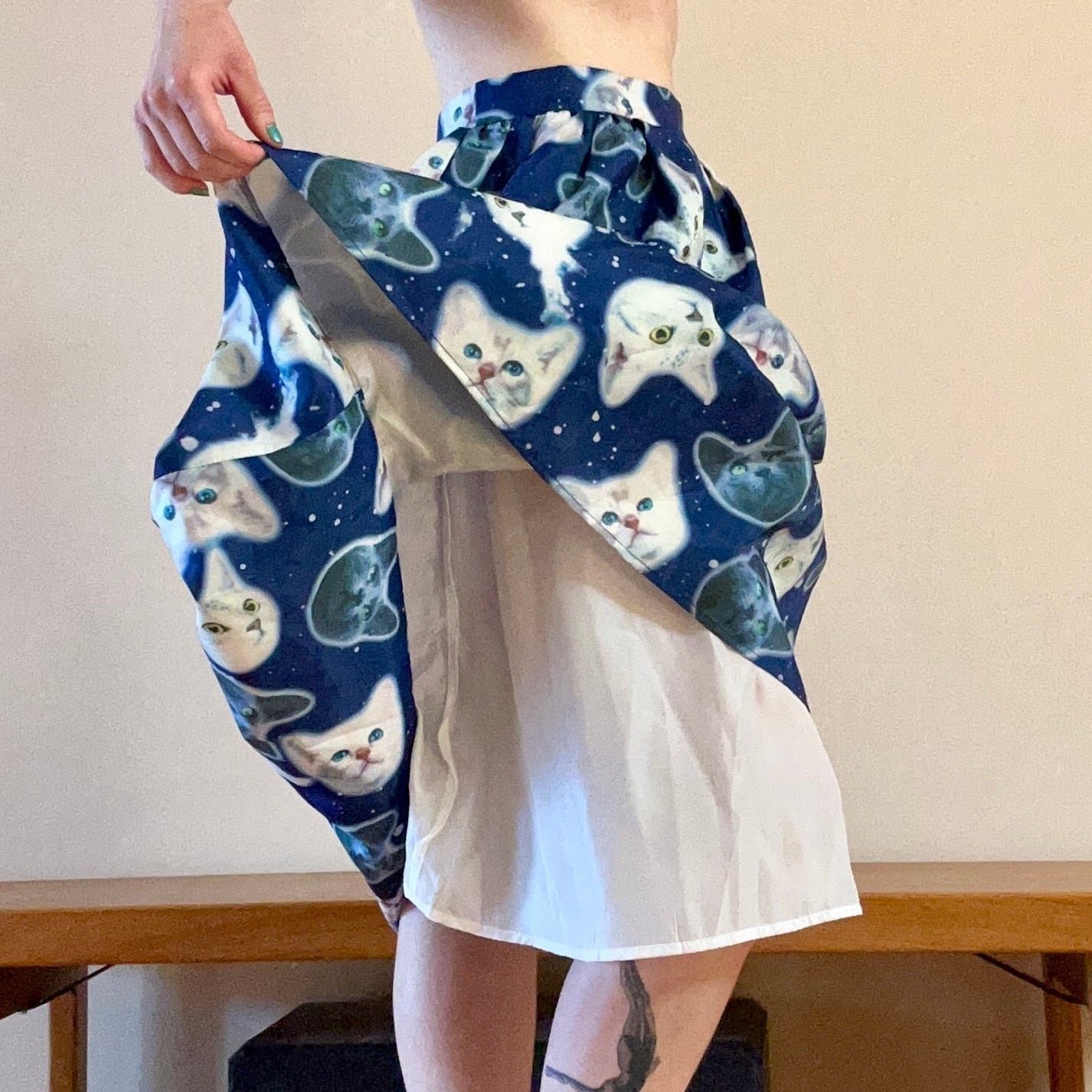 Discounted ModCloth Cat Skirt NWOT OECz3twQG best sale