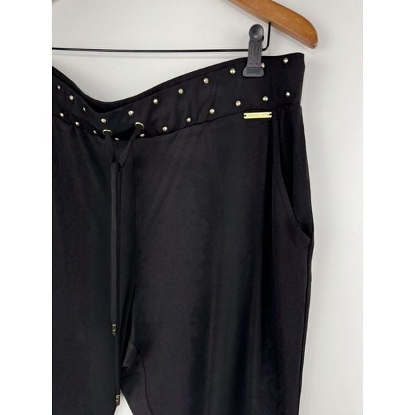 Popular Michael Kors Women’s Size XL Black Pull On Studded Drawstring Pants Stretchy gH45Zws7J Cool