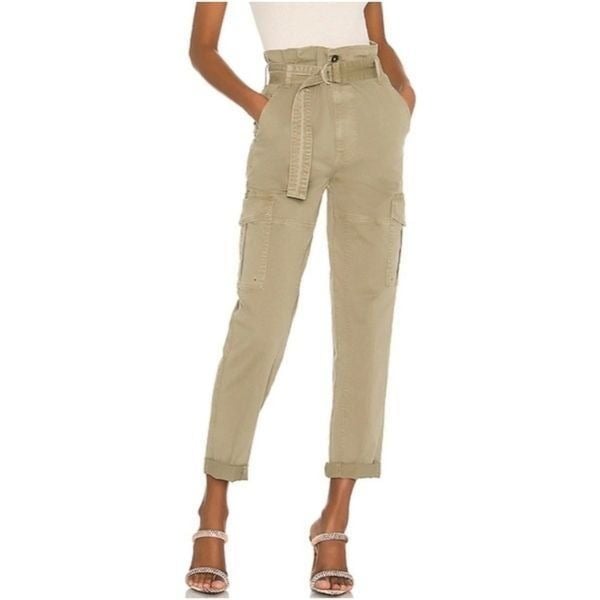 large discount FRAME Safari Belted Pant in Washed OD hA