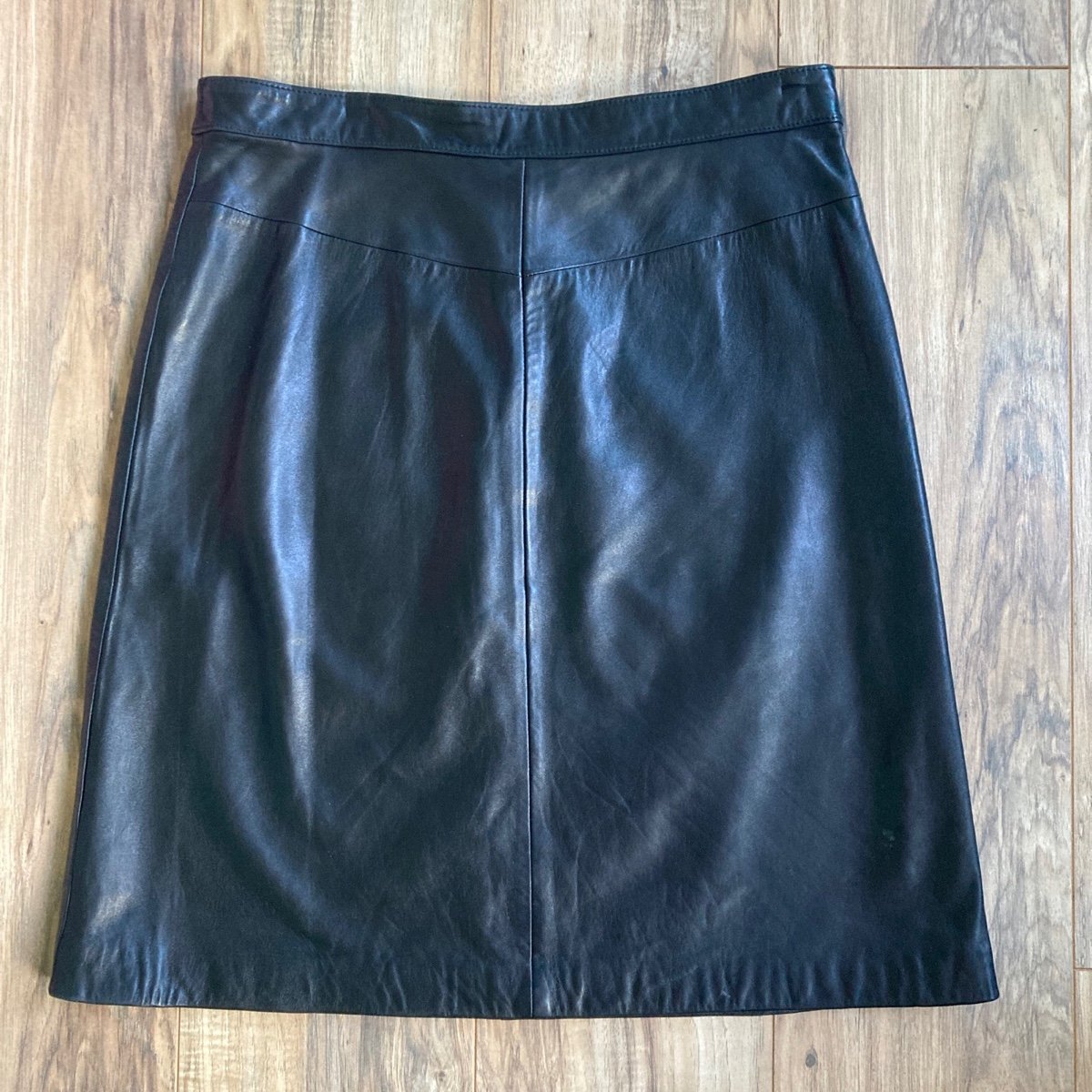 Fashion Vintage Y2K Tommy Hilfiger Women Black 100% Leather Pencil Skirt Lined Sz 12 H4AB2M5yJ Low Price