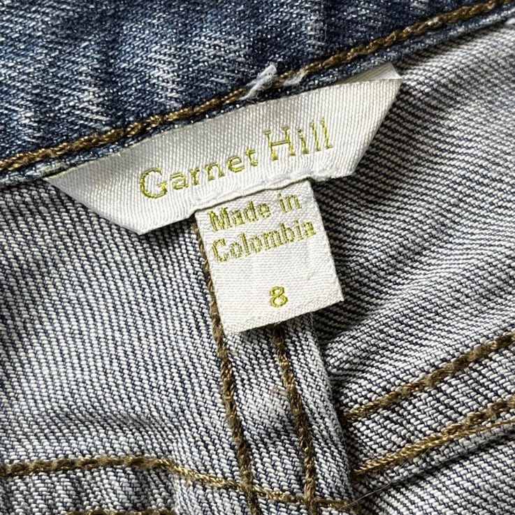 Exclusive Garnet Hill Denim Jean Bermuda Mid Rise Shorts 8 LPbcLdpJf just buy it