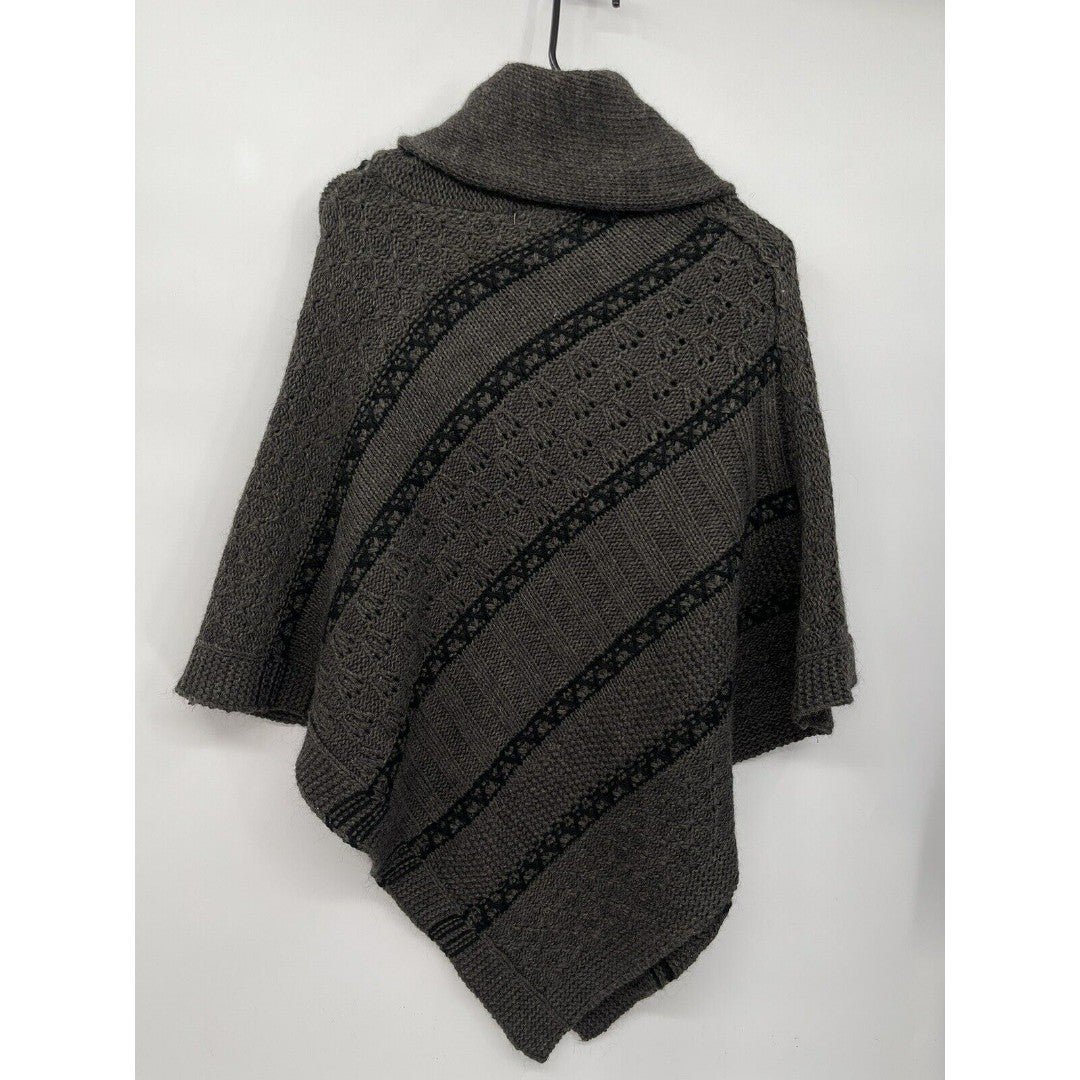 large selection Lineamaglia Wool Blend Sweater Poncho  Women´s  Size One size Gray ofErrqSho Everyday Low Prices