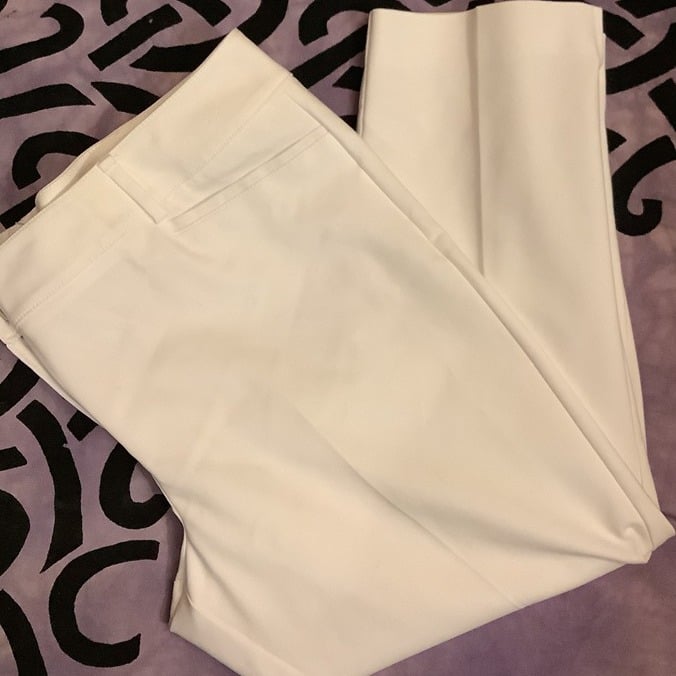 The Best Seller 7th Avenue Design Studio White Dress Pants Size:  16 HeIyn4kdg just for you