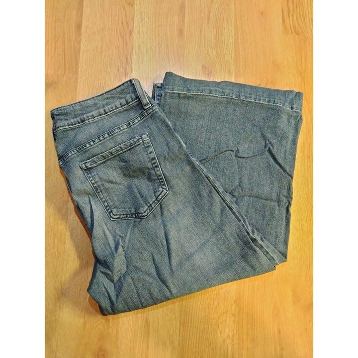 Perfect Just Black Wide Leg Capris Jeans Size 28 I8YH0KidT online store