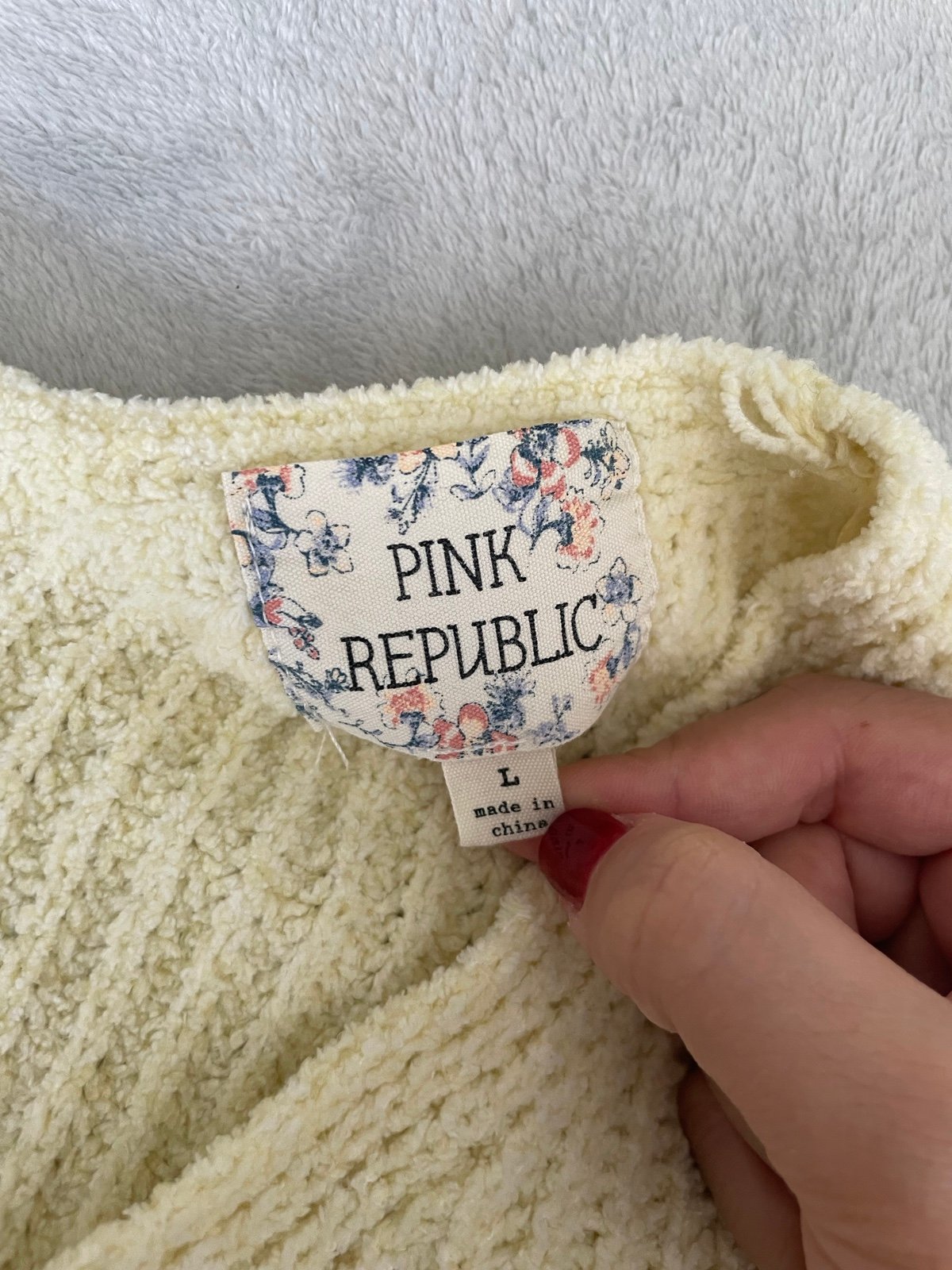 Comfortable pink republic cream sweater ha0OoJ5oV Hot Sale