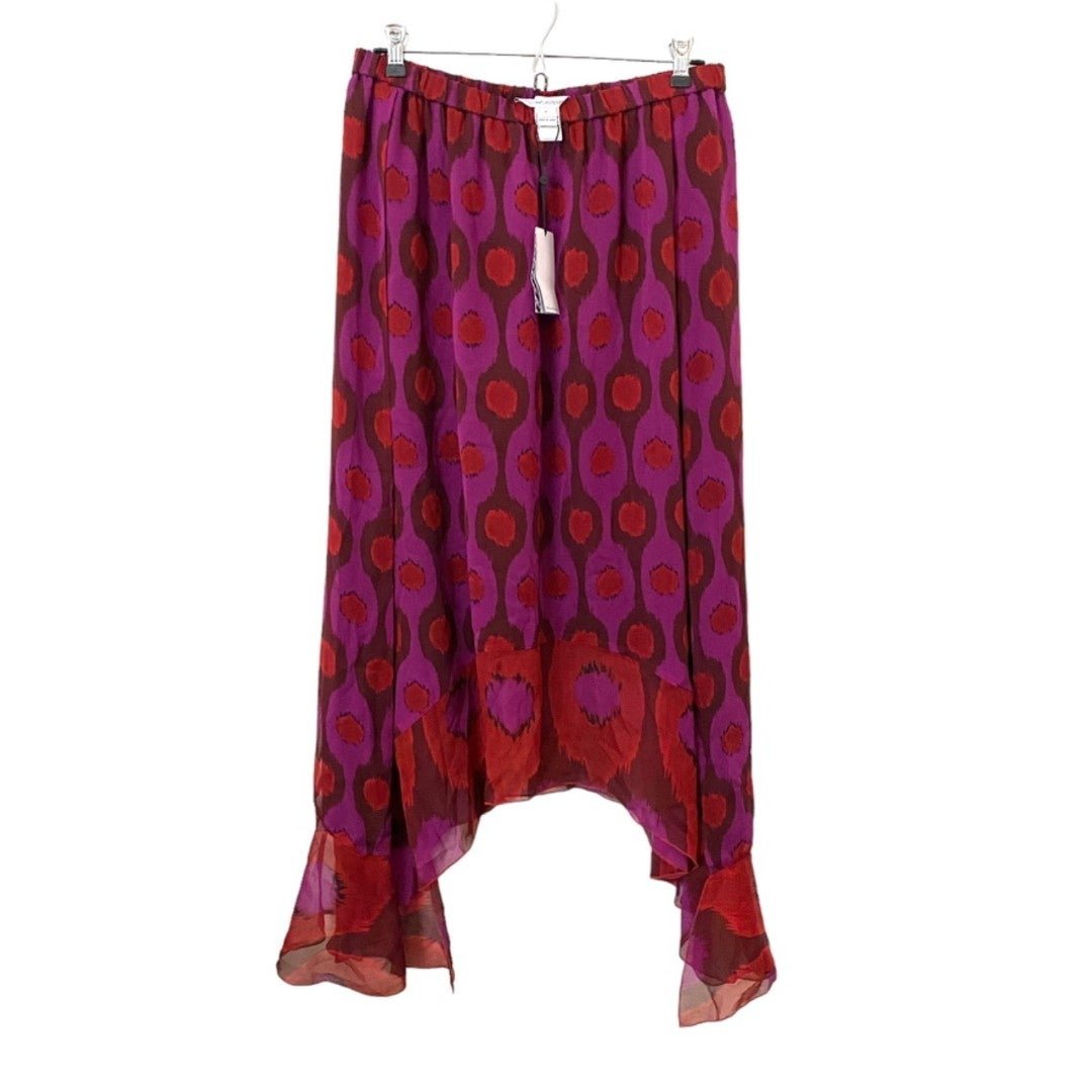Personality DIANE VON FURSTENBERG Louella Silk Skirt NWT Sz L P0GiF15cz Factory Price
