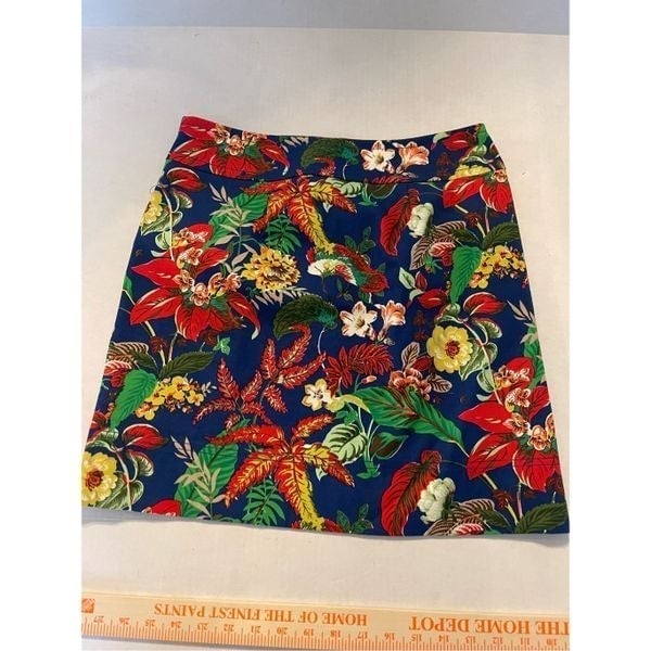 Comfortable Talbots Straight Pencil Skirt Womens 2P Petite Multicolor Floral Fully Lined n50IxVXrL Hot Sale