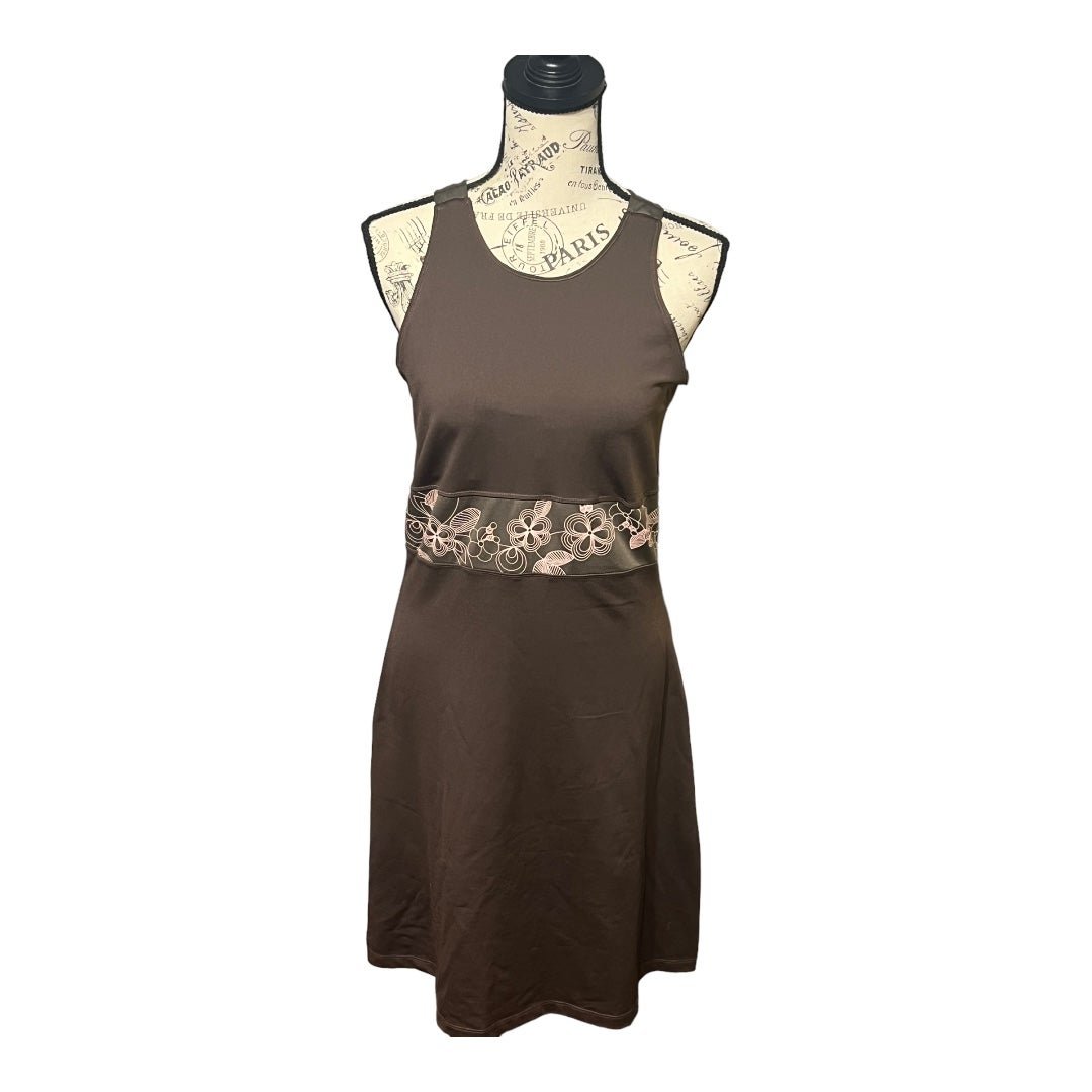 high discount Lole Athlesiure Dress Women Brown Pink Floral Crisscross Tank Large Activewear KlOUY3HjS New Style