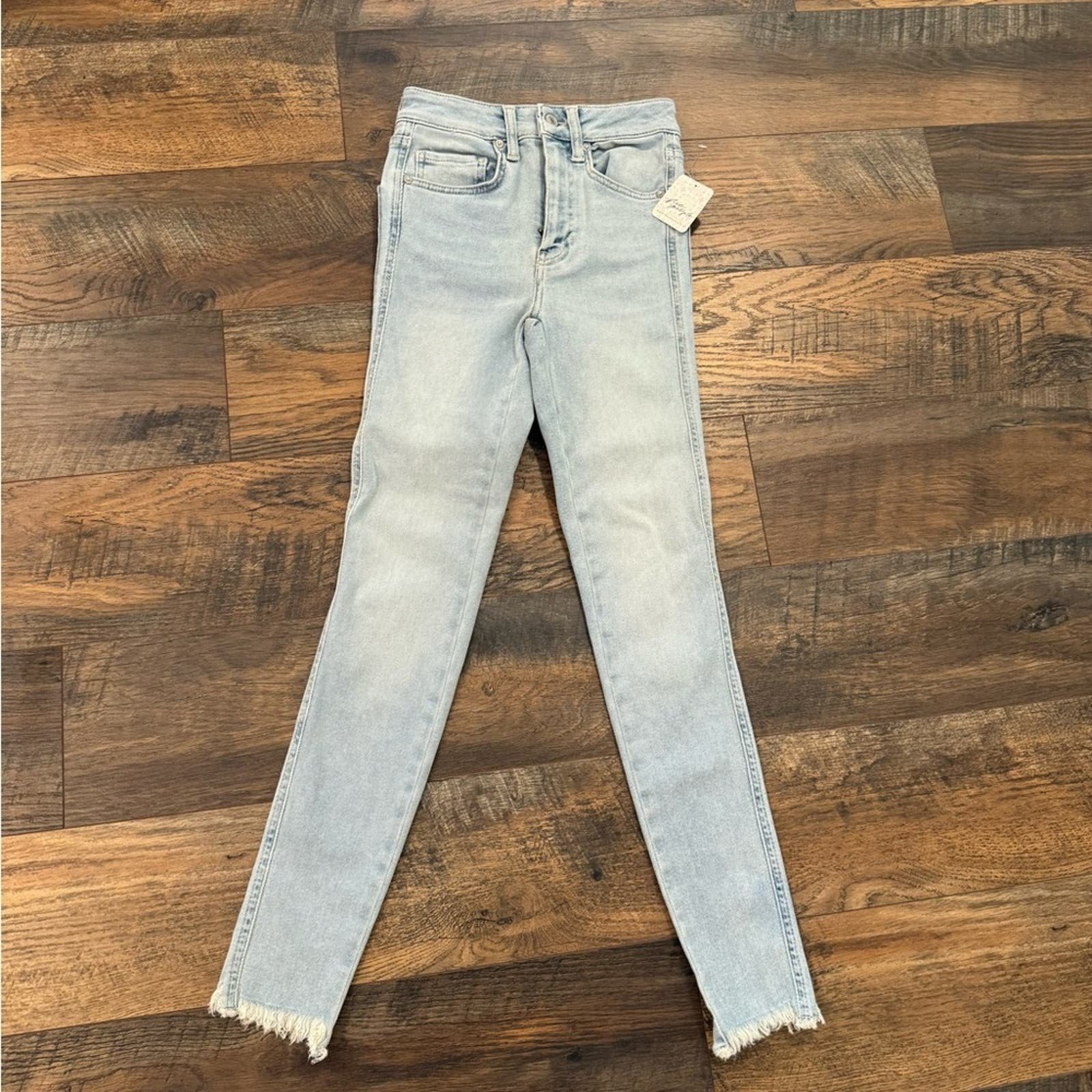 Buy NWT Free People We The Free High-Rise Frayed Edge S