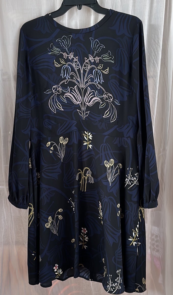 Classic Floral Loft Dress New w/tags Size 12 KTB2FLNeR 