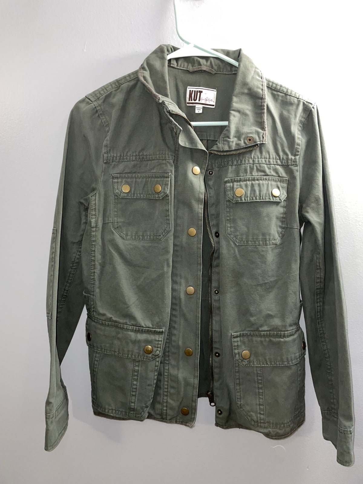Exclusive Army Green KUT from the Kloth Jacket mjSjiMdg