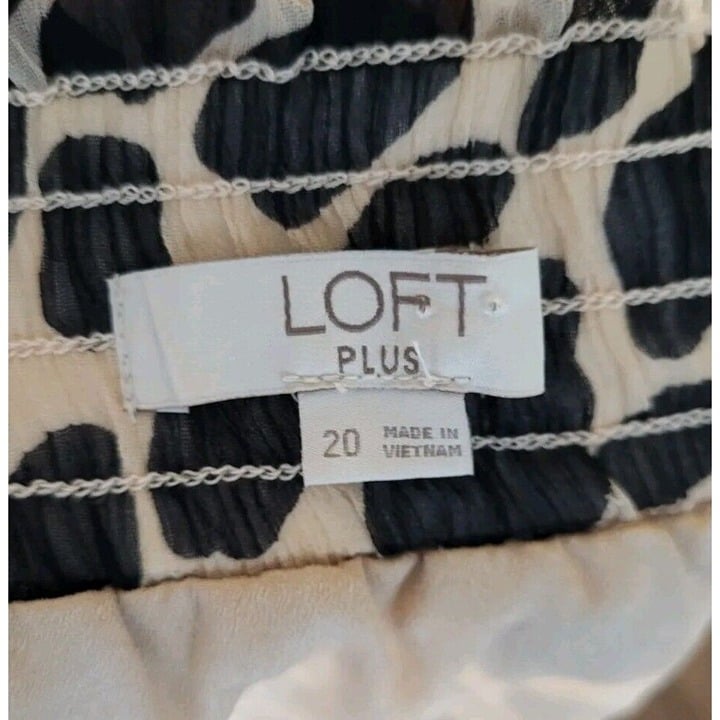 Promotions  NWOT Loft Black Tan Animal Print A Line Midi Skirt Sz 20 Pockets iWbXBtfOk well sale