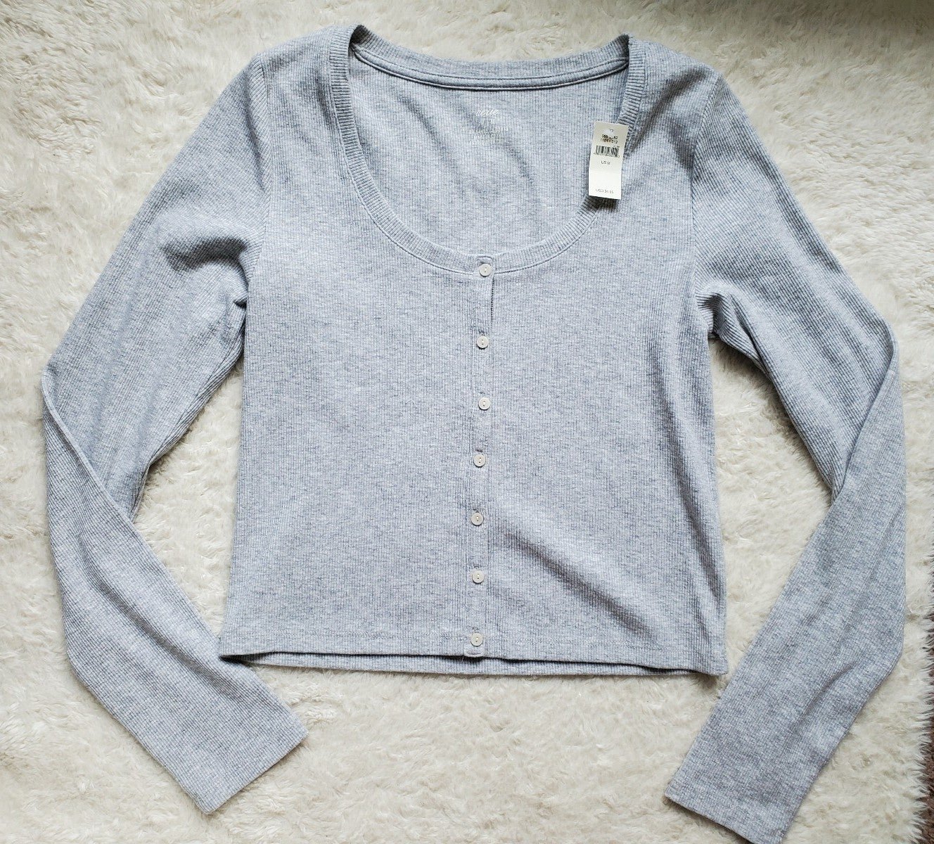 Beautiful Aerie ribbed long sleeve tee Ps0GnPiTb Online Shop