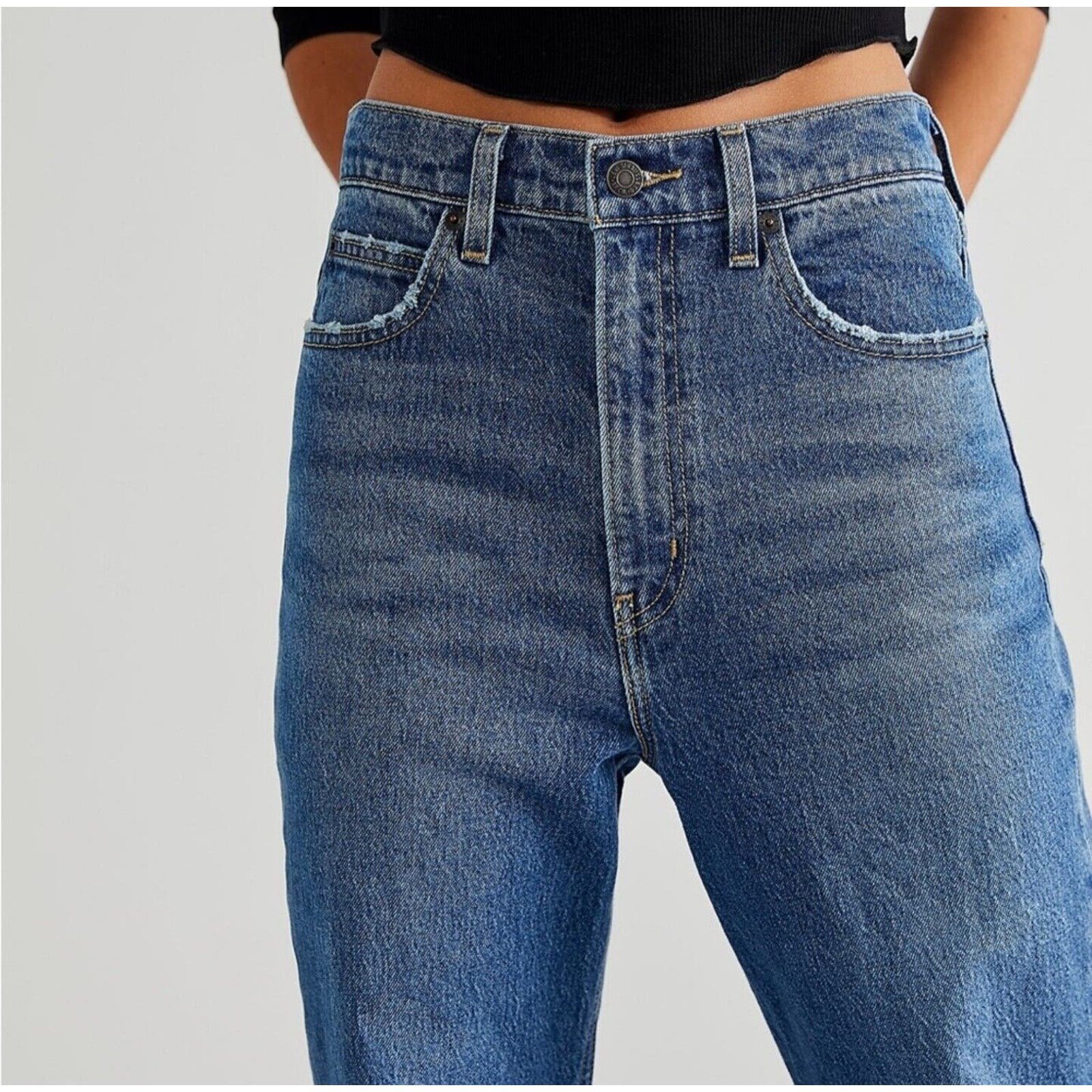 Simple Levis Women´s Premium 70s High-Rise Flare Wide Leg Jeans Size 28 /30 NLO3DGkO0 no tax