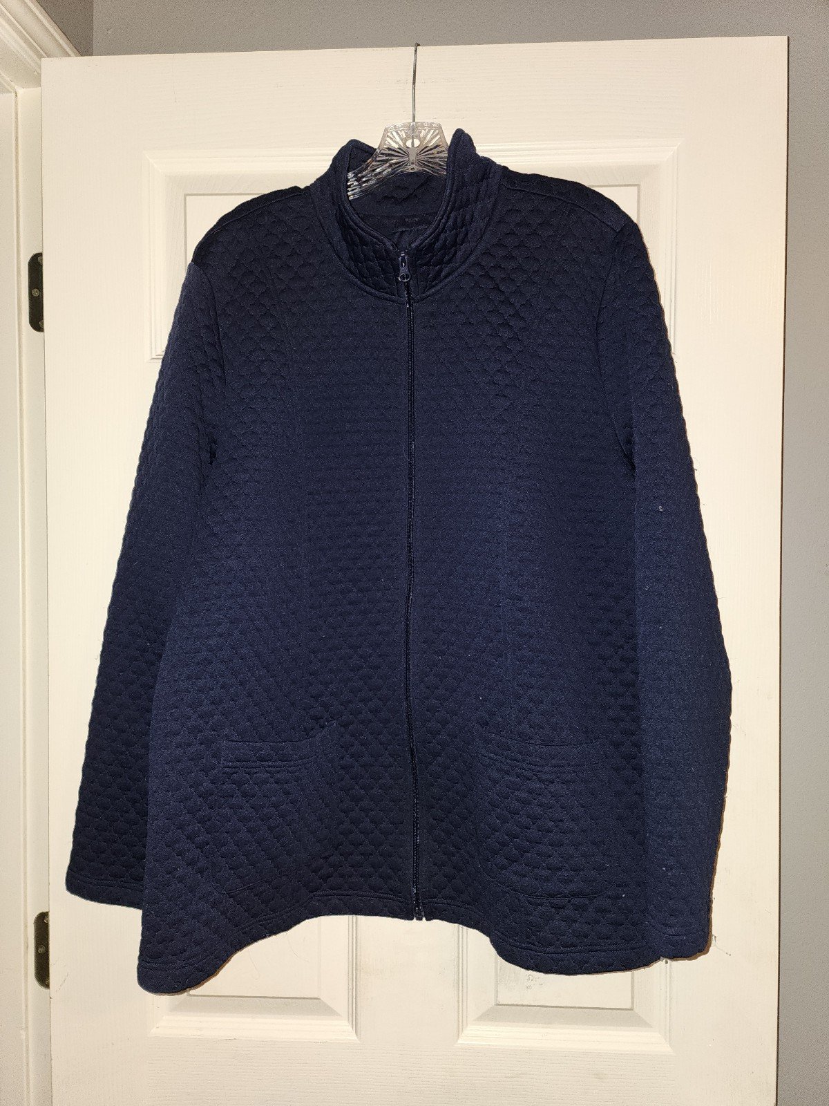High quality Basic Editions zip up jacket navy blue wom