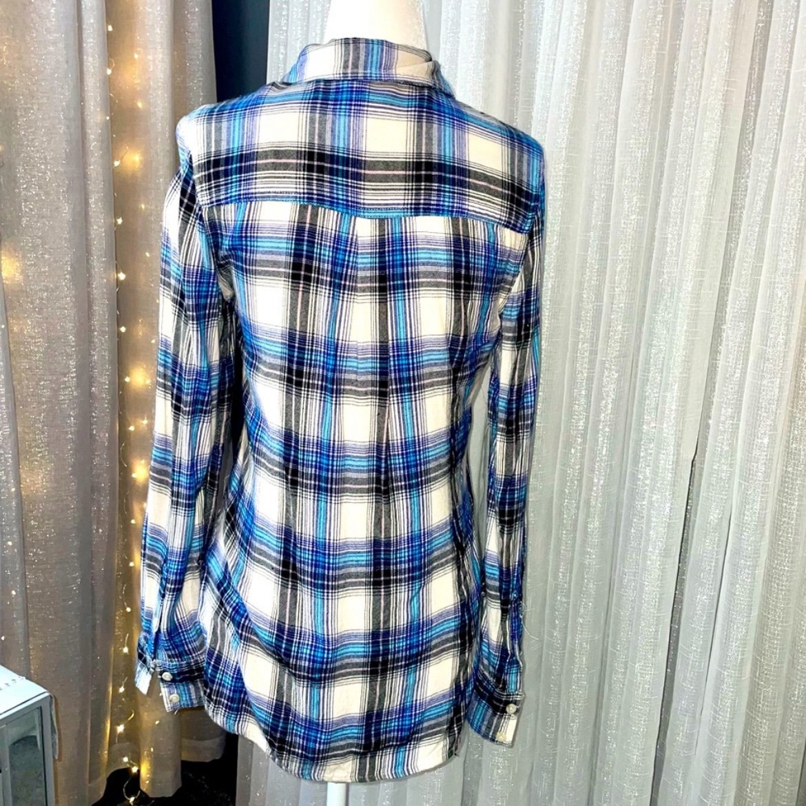 Simple Mossimo Blue Plaid Button Down Shirt LemsbGduc Online Exclusive