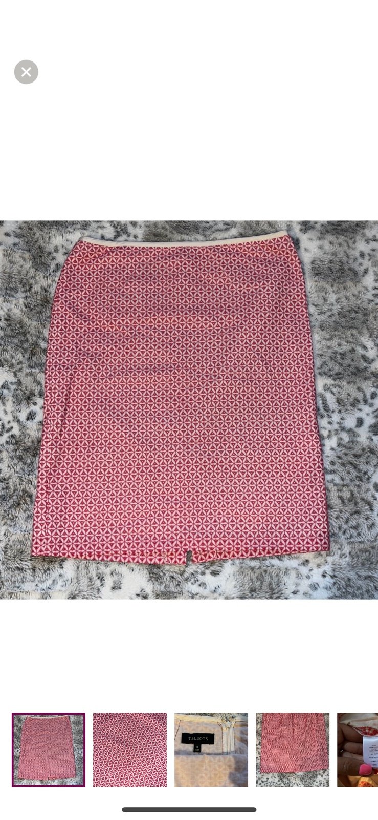 large discount Talbots size 12 pink pencil skirt LByVP4