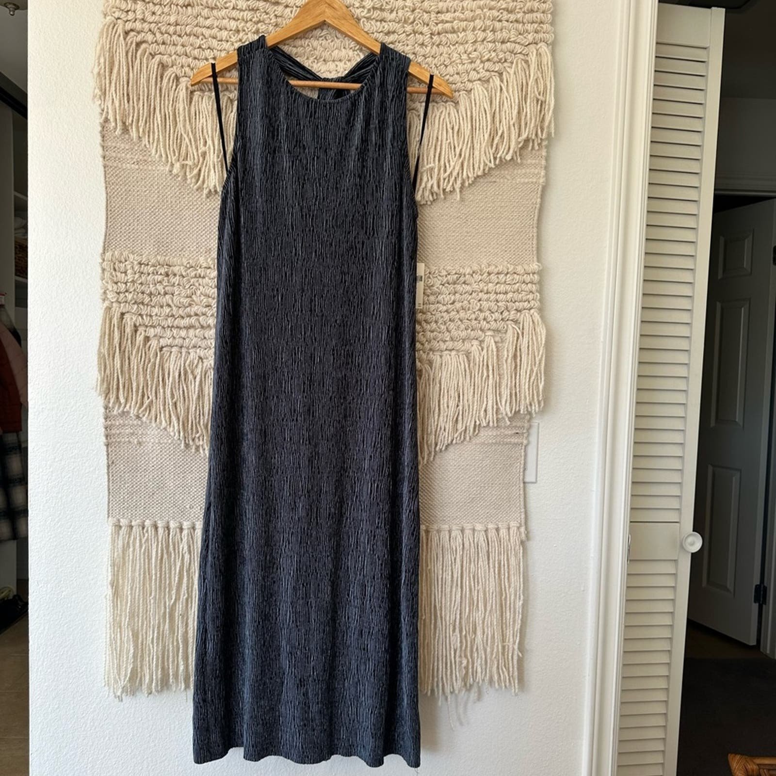 large selection NWT: Maeve Metallic Crinkle Dress Hlabr