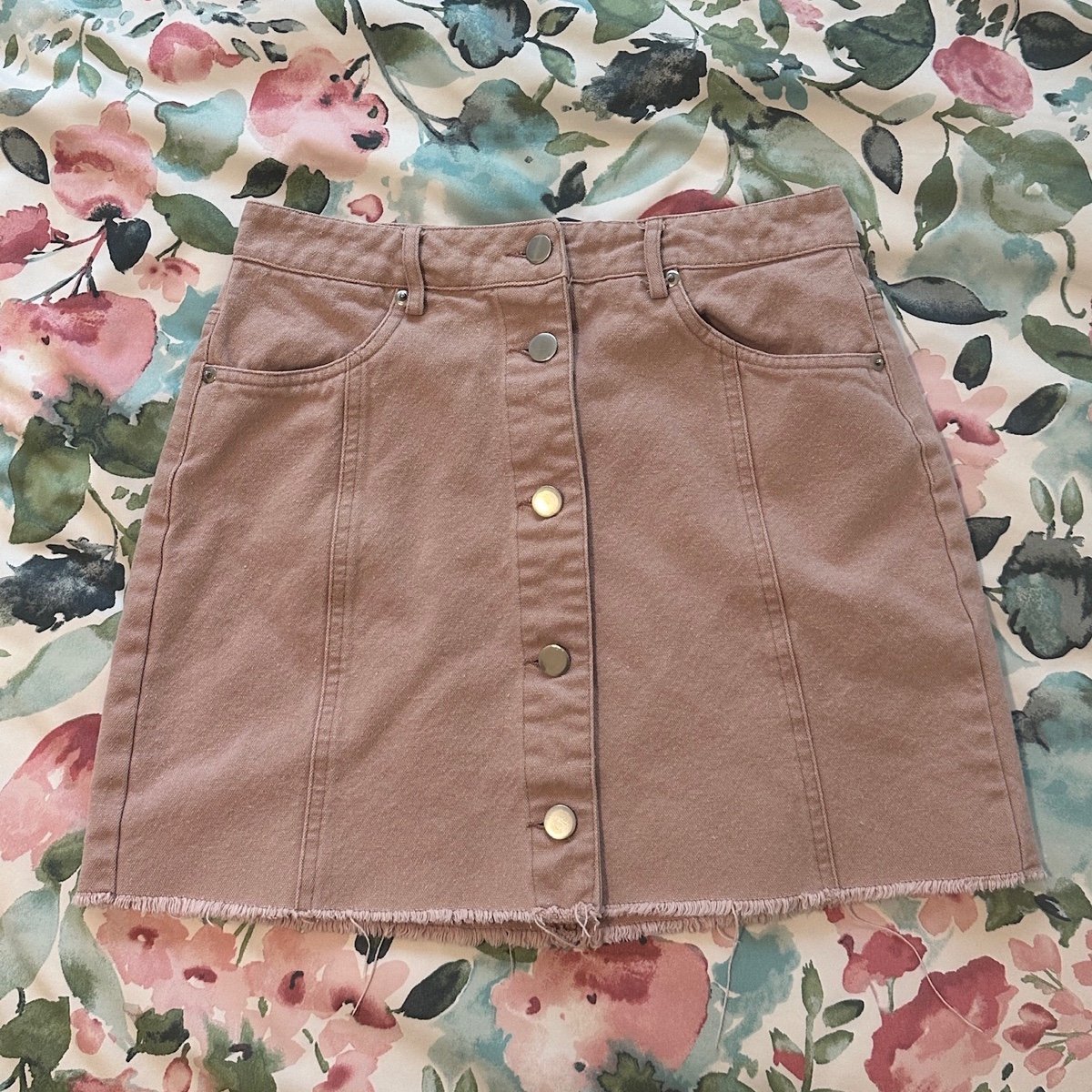 Cheap Pink denim skirt g232U00bh New Style