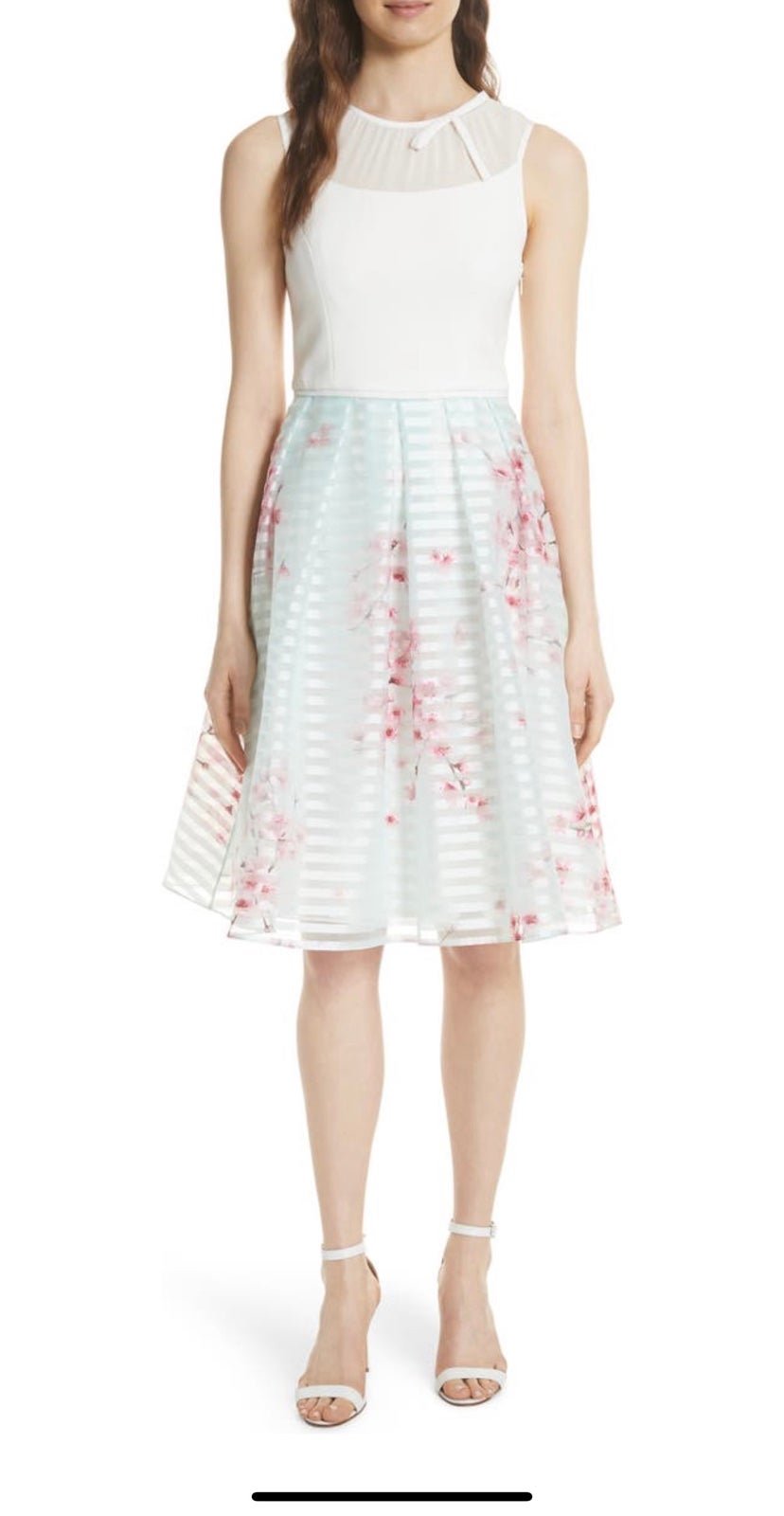 Personality ted baker London soft blossom fit & flare d