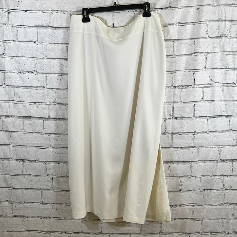 Wholesale price Womens Cato cream colored long pencil skirt 16W kf7SmPjYk Discount