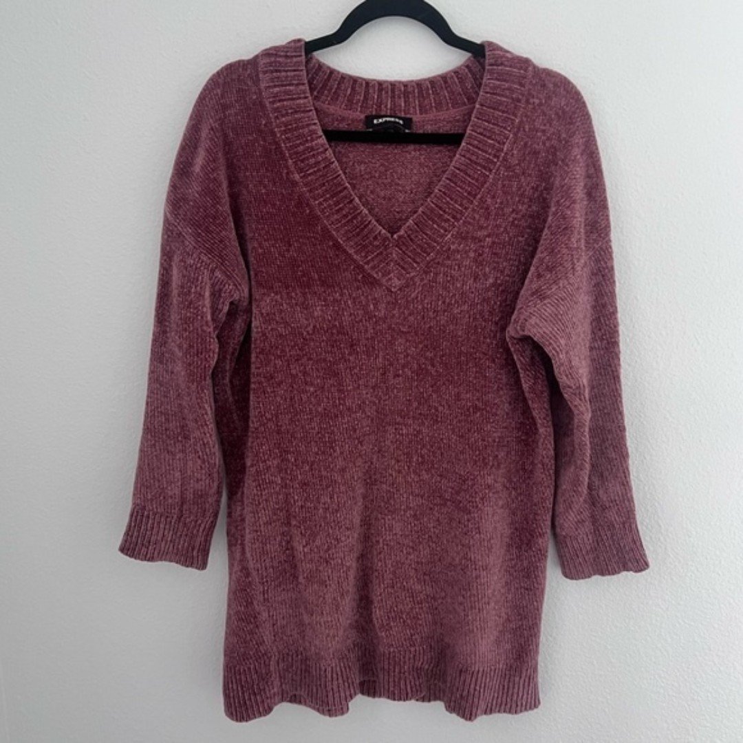 where to buy  Express Oversized Chunky Mauve Sweater Si