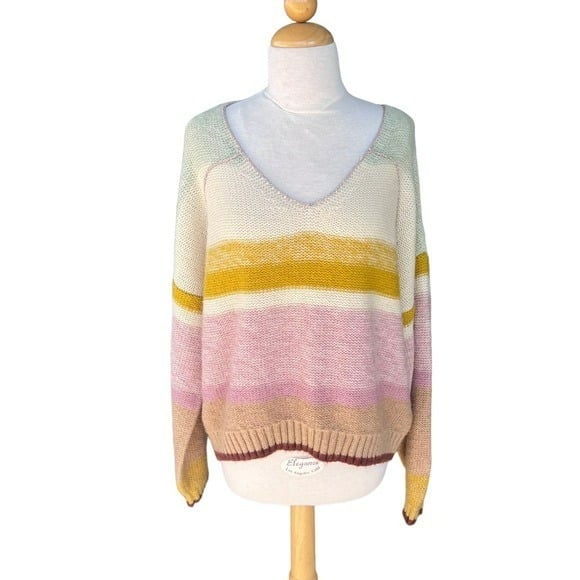 high discount Anthropologie Theia V-Neck Sweater Size L