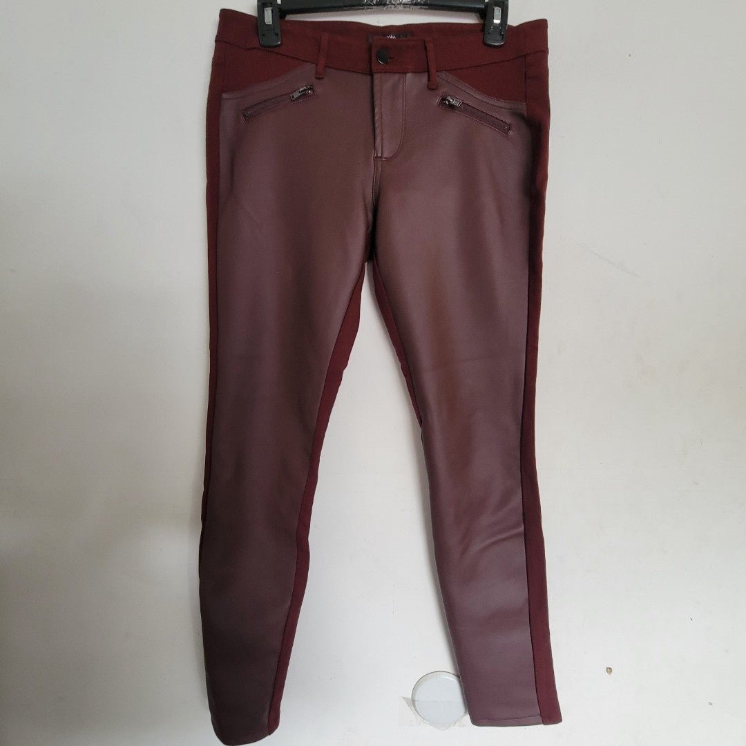 Nice Mossimo Cabernet Red Wine Maroon Faux Leather Stre