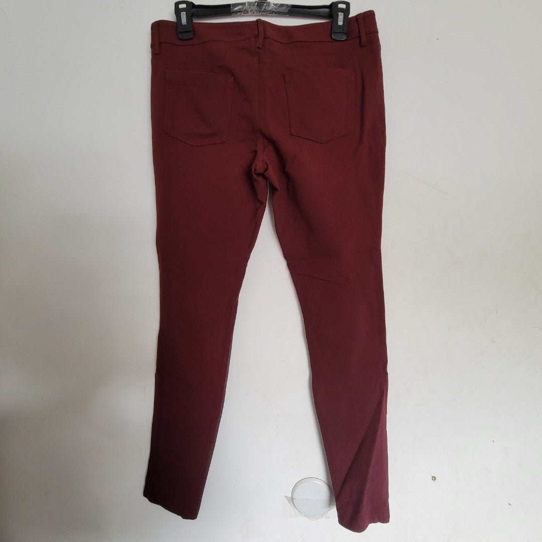 Nice Mossimo Cabernet Red Wine Maroon Faux Leather Stretch Extensible Legging Pants 8 m5OXl6H3k hot sale