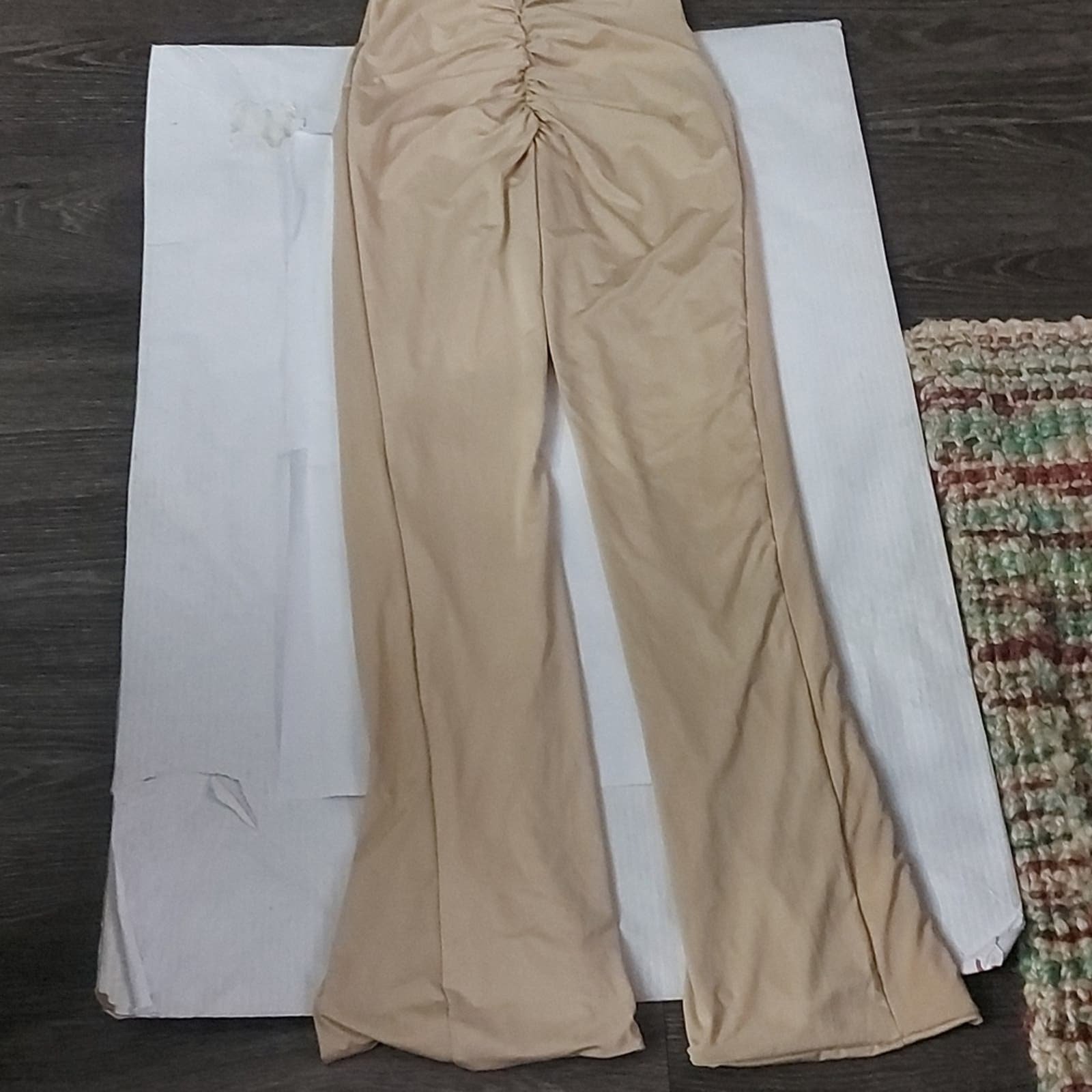 High quality PrettyLittleThing Shape Stone Flared Slinky Trouser Size 6 hAlC90bnk just for you